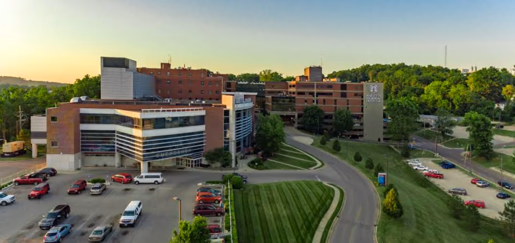 Second hospital building near Frederick Cottage