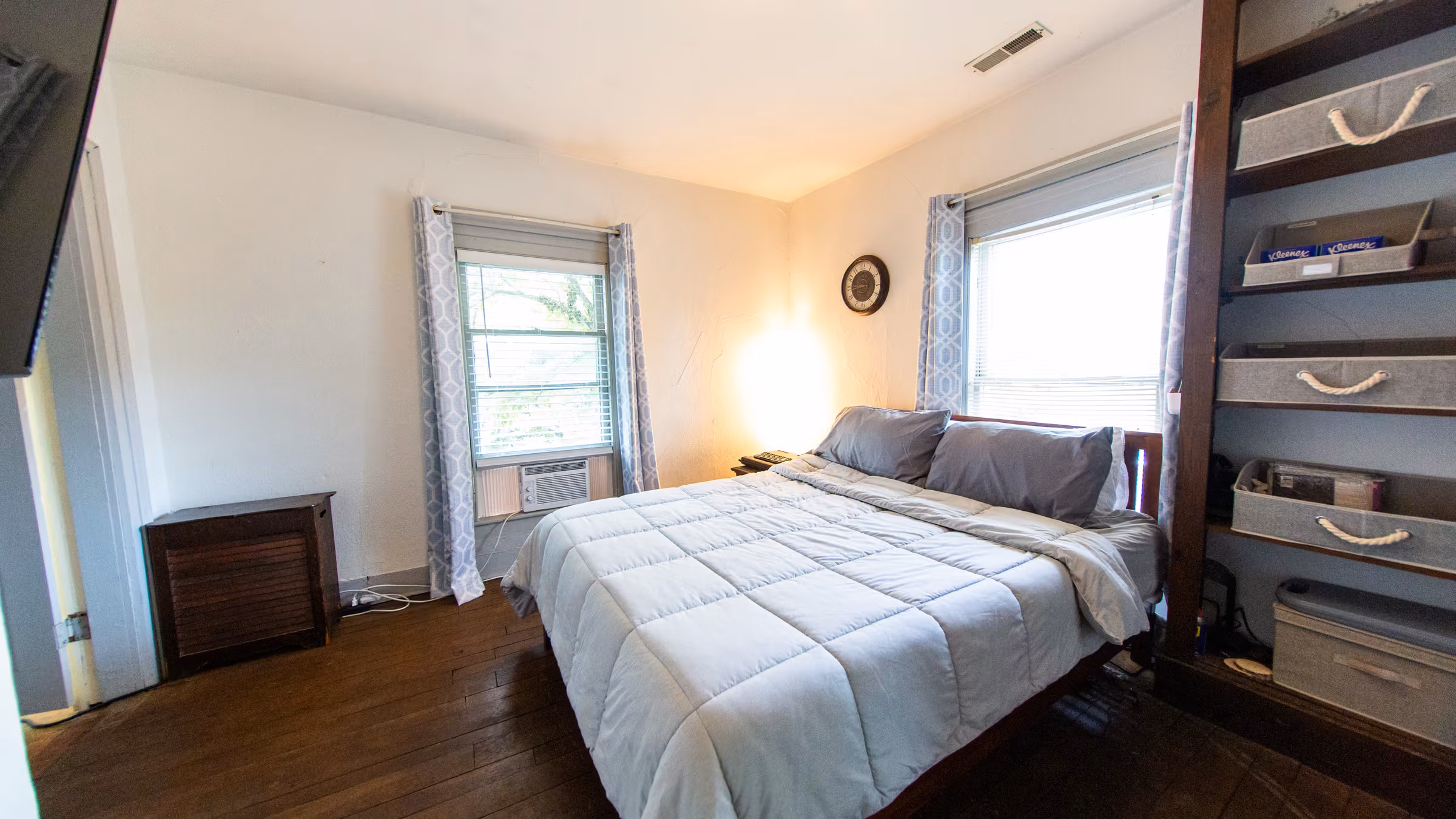 Henrietta Cottage bedroom with bed and natural light
